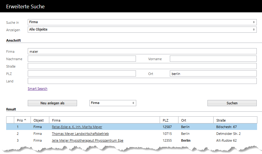 q.address Fehlertolerante Suche in Dynamics 365